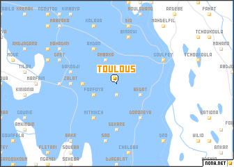 map of Toulous