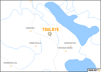 map of Touloye