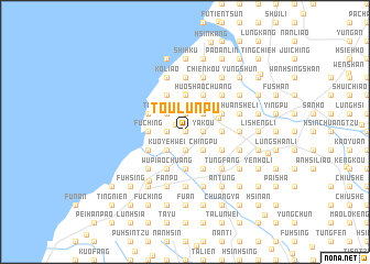 map of T\