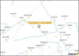 map of Toumaniyakhori