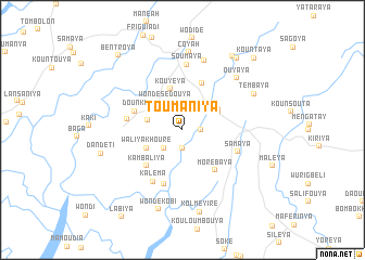 map of Toumaniya