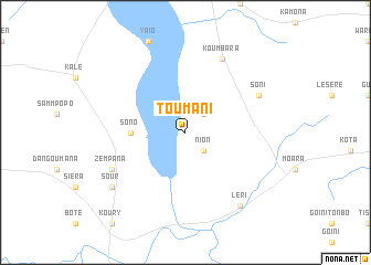 map of Toumani