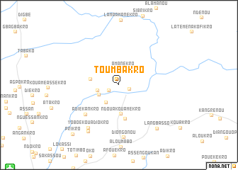 map of Toumbakro