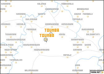 map of Toumba