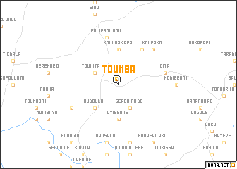 map of Toumba