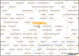 map of Toumbeul