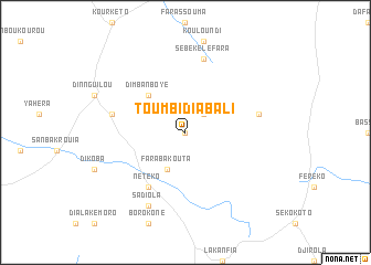 map of Toumbidiabali