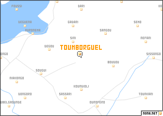 map of Toumborguel