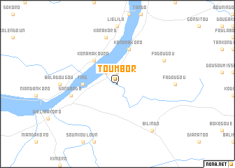 map of Toumbor