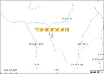 map of Toumboundounto