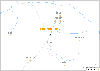 map of Toumboura
