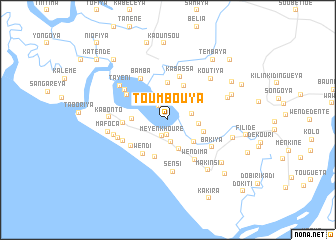 map of Toumbouya