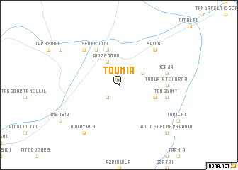 map of Toumia