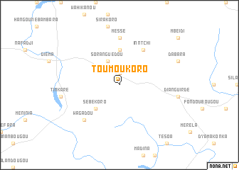 map of Toumoukoro