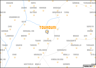 map of Toumouni