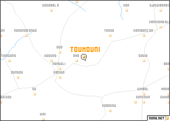 map of Toumouni