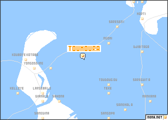 map of Toumoura