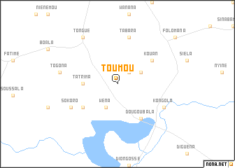 map of Toumou