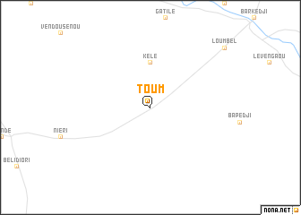 map of Toum