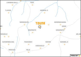 map of Touna