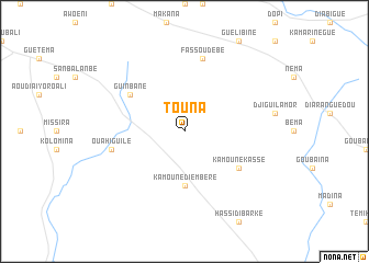 map of Touna