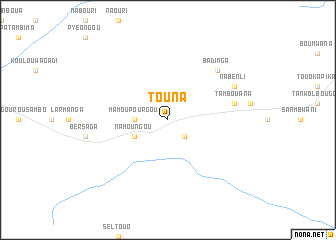 map of Touna