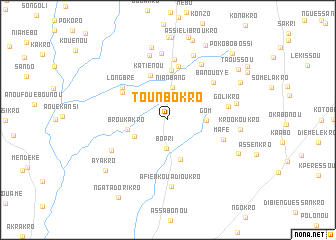 map of Tounbokro