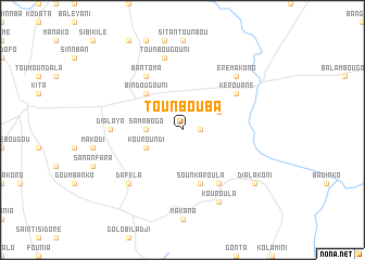 map of Tounbouba