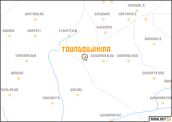 map of Toundou Jimina