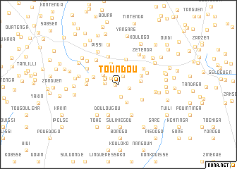map of Toundou
