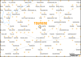 map of Tounène