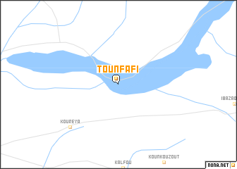 map of Tounfafi