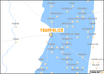 map of Tounfalizé