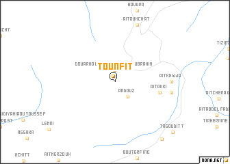 map of Tounfit