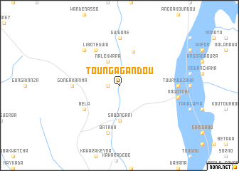 map of Tounga Gandou