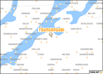 map of Tounga Ndobi