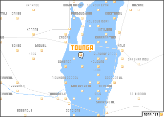 map of Tounga