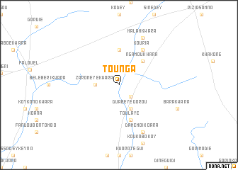 map of Tounga