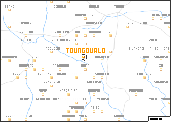 map of Toungoualo