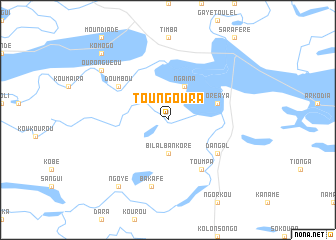 map of Toungoura