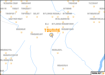 map of Tounine