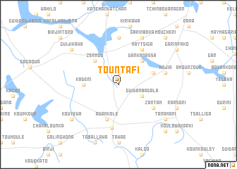 map of Tountafi