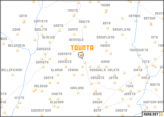 map of Tounta