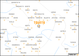 map of Tounta