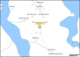 map of Tounti