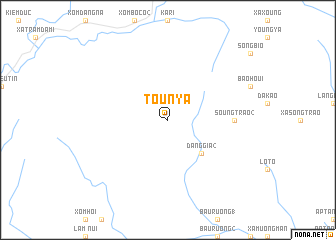 map of Toun Ya