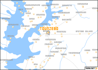 map of Tounzébo