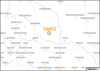 map of Tounzi