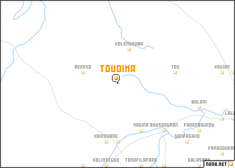 map of Touoima