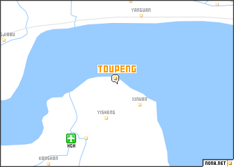 map of Toupeng